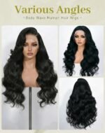 26 Inch Body Wave Human Hair Wig 13x6 Lace Front Wigs Human Hair Pre Plucked 200 Density HD Lace Frontal Wigs With Baby Hair Glueless Wigs Silky Smooth Tangle-free for Women Daily - Image 5