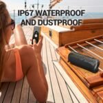 SOWO Wireless Bluetooth Speaker, Portable and Loud with Built-in Subwoofer | Extra Bass, Stereo Sound, IP67 Waterproof and Dustproof, Colorful Lights for Party, Outdoor, Camping - Black - Image 7