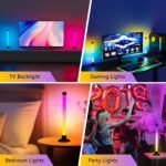 Ledagic IC+RGBW USB Powered Led Light Bar with App & Remote Control, 2 Pack | IC+Rgb & W Smart RGB Light Bar, USB Powered TV Light Bar, Led Lights for TV PC Room Monitor Backlight Gaming Accessories - Image 5