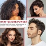 DAMUSI 2Pack Hair Texture Styling Powder for Men & Women,Strong Hold 0.52Oz | Mattifying Hair Texturizing Volume Powder with Matte Finish, Easy to Apply for All Hair Styles - Image 7