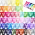 Funtopia 150pcs Hair Clips, 50 Colors Snap Hair Barrettes for Girls | 2 Inch Colorful Snap Hair Clips with Storage Case, Non Slip Metal Barrettes for Women Girls Toddler Kids Teens - Image 2