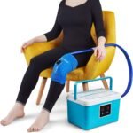 PhysioNatural Cold Therapy Ice Machine for Knee Surgery Recovery – Programmable Continuous Cryotherapy System with Adjustable Knee Pad for Post-Op Swelling, Sprains & Injuries - Image 2