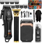 Hair Clippers for Men with LED Display, 4-Piece Cordless Grooming Kit with Hair Clipper, Beard Trimmer, Foil Shaver & Nose Trimmer, Complete Set for Home Barber - Image 2