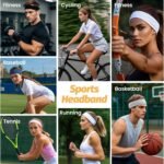 Headbands for Women - 6 Pack Wide Elastic Hair Bands | Stretchy Sweatbands Hair Bands | Soft Sports Thin Head Bands | Non-Slip Accessories Bands for Fashion, Washing Face, Workouts, Yoga, Daily Use - Image 7