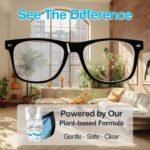 SmoTecQ Glasses Cleaner Kit – Alcohol-Free, Plant-Based Spray + Ultra-Soft Microfiber Cloths for Eyeglasses, Screens & Cameras – 2 x 2oz Spray Bottles + 2 Cloths + Travel Pouch Set - Image 7