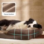 Bedsure Orthopedic Dog Beds Large Sized Dog with Removable Washable Cover | 35" Classic Big Dog Couch Sofa Waterproof, Comfy Bolster Sides, Nonslip Bottom, Cozy Pet Bed for Cats, Senior Dogs, Brown - Image 7