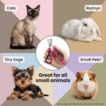 Tpotato Cat Nail Clipper with Nail File,Stainless Steel Cat Nail Trimmer for Indoor Cats,Professional Kitten Nail Clipper for Small Large Adult Cats Claws and Toenail - Image 8