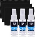 Lens and Screen Cleaning Kit - 3X Cleaning Spray, 3X Microfiber Cloth - Perfect to Clean The Lens of Your DSLR Camera (3 Bottles) - Image 3
