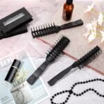 Patelai 3 Pcs Vent Hair Brush for Women Speed Blow Drying Pain-free Detangling Brush, Anti Static Easy Styling Bristles for Wet Thick Short Long Curly Straight Wavy Hair Drying Quickly (Black) - Image 9
