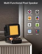 Divoom Ditoo Retro Pixel Art Game Bluetooth Speaker with 16X16 LED App Controlled Front Screen (Black) - Image 9