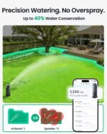 Aiper IrriSense 2 Lawn Sprinkler, Smart Irrigation System, Multi-Zone Plant-Specific Watering, Smart Scheduling, Weather-Adaptive Irrigation with Rain Sensor, for Lawns up to 4,800 sq.ft.-Blue - Image 8