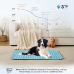 MICROCOSMOS Summer Cooling Mat & Sleeping Pad- Water Absorption Top, Materials Safe, Easy Carry, EZ Clean. Keep Cooling for Pets, Kids and Adults.(Blue, 28" x 22") - Image 3
