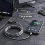 6ft Micro USB Cable 2-Pack, Heavy Duty Pet-Proof Braided Android Charger Cord, Fast Charging Wire with 25000+ Bend Lifespan for PS4 Controller, Kindle & Legacy Tech (Space Grey) - Image 5