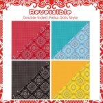 PAWCHIE Dog Bandanas Small Reversible Styles Pet Triangle Scarf Bibs - Adjustable with Two Snaps - Kerchief Set Accessories for Dogs, Puppy, Cats Red - Image 4