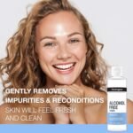 Neutrogena Alcohol-Free Gentle Daily Facial Toner, Fragrance-Free to Tone & Refresh Skin, Gently Removes Impurities & Reconditions Skin, Hypoallergenic, 8 fl. oz - Image 6
