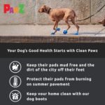 PawZ Rubber Dog Boots for Medium Paws - All-Weather Waterproof Dog Shoes, Anti-Slip Traction for Rain, Snow, Mud & Hot Pavement - Pull-On Dog Booties, Black - Medium (2.5" - 3") - Pack of 12 - Image 6