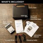 TENS 7000 Rechargeable Tens Unit Muscle Stimulator, Back Pain Relief, 4 Electrodes/Unit Pads, Period Pain Simulator, Muscle Recovery & Growth, Stim Machine, Electrotherapy, TENS Machine - Image 3