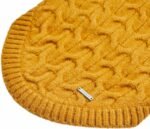 Blueberry Pet Classic Fuzzy Textured Knit Pullover Crew-Neck Dog Sweater in Mustard Yellow, Back Length 14", Pack of 1 Clothes for Dogs - Image 9