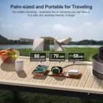3 in 1 Charging Station for Multple Devices,Foldable 3 in 1 Wireless Charger for Travel,Nano Wireless Charging Station for iPhone16 15 14 13 12 Pro Max/Watch 10 9 8 7 6 5 4 3 Ultra/AirPod Pro - Image 3