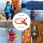 LuxoGear Emergency Whistles with Lanyard Safety Whistle Survival Shrill Loud Blast for Kayak Life Vest Jacket Boating Fishing Boat Camping Hiking Hunting Rescue Signaling Kids Lifeguard Plastic 2 Pack - Image 10