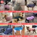 KYEESE 2Pack Dog Sweater for Small Dogs Soft Pet Coats Fleece Sweatshirt | Warm Turtleneck Dog Pullover Clothes, 4-Way Stretch & Lightweight Vest, Doggie Coat in Cold Weather, Daily Wear - Image 7