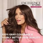 L'Oreal Paris Excellence Crème Permanent Hair Dye, Triple Care Hair Color with Hyaluronic Acid for 100% Gray Coverage, 6 Light Brown, 1 Kit (Pack of 2) (Packaging May Vary) - Image 3