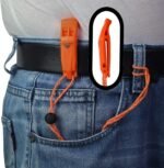 LuxoGear Emergency Whistles with Lanyard Safety Whistle Survival Shrill Loud Blast for Kayak Life Vest Jacket Boating Fishing Boat Camping Hiking Hunting Rescue Signaling Kids Lifeguard Plastic 2 Pack - Image 6