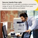 Jabra Evolve 65 SE Link380a MS Stereo- Bluetooth Headset with Noise-Cancelling Microphone, Long-Lasting Battery and Dual Connectivity - Works with All Other Platforms - Black - Image 4