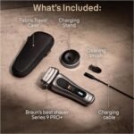 Braun Series 9 PRO+ Electric Razor for Men, 5 Pro Shave Elements & Precision Long Hair Trimmer, 6in1 SmartCare Center, Wet & Dry Electric Shaver for Smooth Skin with 60min Battery Runtime, 9517s - Image 8